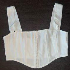 Listen Carefully White Bustier Top White Bustier Top, White Bustier, Listen Carefully, White Fox Boutique, Boutique Tops, Bustier Top, White Fox, Fox, Color White