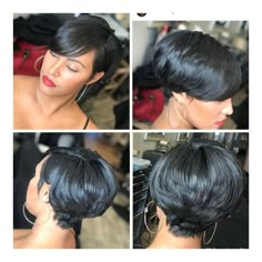 Flip Over Bob Weave Black Hair, 28 Piece Quick Weave Short Pixie 2022, 27 Piece Quick Weave Hairstyles 2022