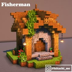 Small Farmer House Minecraft, Minecraft Tiny Builds Ideas, Minecraft Hill Stairs, Creative Minecraft Ideas, Minecraft Tentacle Build, Minecraft Outdoor Decoration Ideas, Minecraft Storage Organization, Minecraft Small Decor, Minecraft Hobbit Village