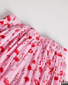 Fisdy - Atemporal falda plisada floral de línea A: Elegante falda de largo medio con plisado moderno