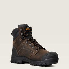 Treadfast 6" Waterproof Steel Toe Work Boot | Ariat Winter Boots Outfits, Steel Toe Work Boots, Boots Outfits, Brown Fits, Trainers Shoes, Ariat Shoes, Safety Boots, Work Boot, Safety Shoes