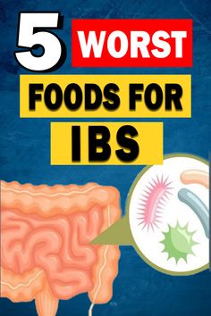 The Worst Foods For IBS | Upgraded Health Ibs Foods To Avoid, Good Foods For Ibs, Ibs Trigger Foods, Foods For Ibs, Ibs Diet Recipes, Indigestion Symptoms, Ibs Flare Up, Constipation Diet, Digestion Foods