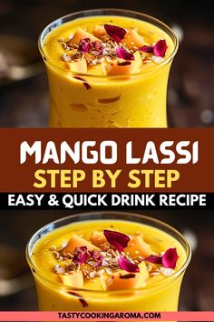 mango lassi recipe with step by step instructions