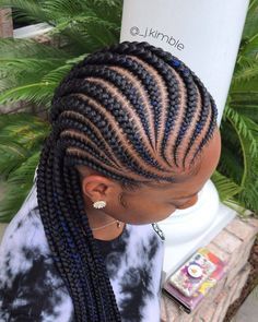 Ghanaian Lines, Ghanaian Hairstyles, Big Cornrows Hairstyles, Big Cornrows, New Braided Hairstyles, Ghana Weaving, Lemonade Braids