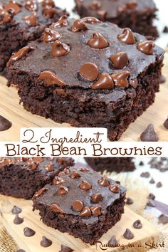 This Black Bean Brownie recipe with box brownie mix is the ultimate life hack.  It makes the richest, fudgy brownies that you will never know it's a healthy swap.  So easy, simple, and perfect for kids and adults.