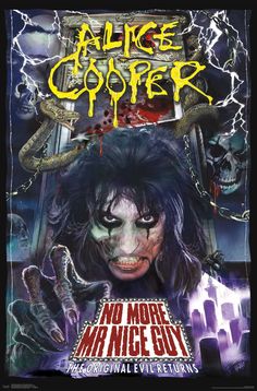 the cover to alice cooper's new book, alice cooper and more mice out