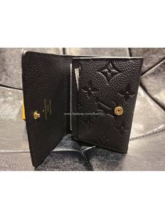 Gender: Women   Brand: LOUIS VUITTON   Product Name: Business Card Holder Monogram Embossed Leather Black   Bags Alora Code: 84411154   Color: black   Composition: Cowhide Leather   Origin: France   Features:  Flapfold 1 Card Slot    Designer Style ID M58456 Black Business Wallets With Embossed Logo, Elegant Leather Card Holder With Logo, Black Leather Card Holder With Engraved Logo, Black Leather Card Holder With Embossed Logo, Black Textured Leather Card Holder, Leather Card Wallet, Black Leather Bags, Rose Gold Hardware, Business Card Holders