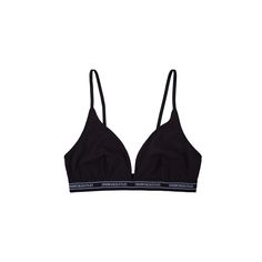 This bralette with slim adjustable straps is made from 96% cotton and features triangle cups and an elasticized band with an embroidered logo pattern for extra support and comfort. Can be worn under tees and hoodies or as a standalone piece in the warmer months. Crooks And Castles, Cute Cuts, Triangle Bra, Black Sand, Logo Pattern, Bra Top, Black Xs, Bra Tops, Labour Day