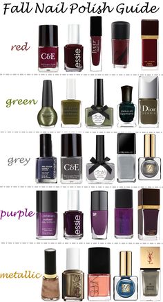 Luci's Morsels: Fall Nail Polish Guide Darker Nails, Essie Wicked, Fall Polish, Man Hands, Fall Nail Polish, Nail Polish Colors Fall, Fall Colours, Fall Beauty, Autumn Colours