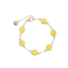 Bring in the charms with our Charm After Charm Bracelets! Crafted with care, these trendy charm bracelets include delicate gold chains as well as multiple dainty enamel charms. Gold Novelty Bracelets With Charms, Personalized Gold Novelty Bracelets, Trendy Metal Bracelets With Charms, Trendy Gold Charm Bracelet, Trendy Yellow Gold Enamel Jewelry, Novelty Gold Metal Jewelry, Gold Adjustable Novelty Charm Bracelet, Adjustable Yellow Gold Trendy Charm Bracelet, Adjustable Trendy Yellow Gold Charm Bracelet