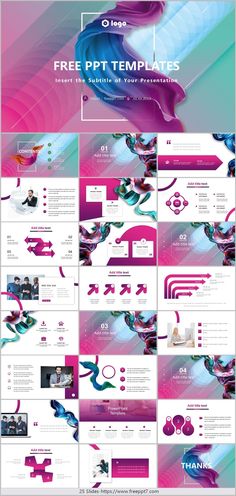 the powerpoint presentation is displayed in pink and blue colors