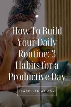 Ready for a productive routine reset that will build habits for a better life? In this blog post we go over time management, and daily planning for consistent productive days.