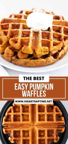 the best easy pumpkin waffles recipe