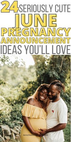 happy pregnant couple hugging June Pregnancy Announcement, Unique Baby Announcement Ideas, Ideas For Pregnancy Announcement, Pregnancy Announcement With Dog, Parents Pregnancy Announcement, Pregnancy Reveal To Husband, Summer Pregnancy Announcement, Family Pregnancy Announcement, Husband Pregnancy Announcement