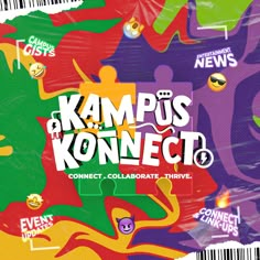 the poster for kemps and konect's concert