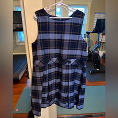 I Have Four Of These To Sell - Size 8, 8+, 12+, 12+. Size 8 Was Used, But In Great Condition. Other Sizes Are New/Unused. All Sales Tags Removed Though. School Uniform Jumper Dresses Are Priced Per Piece. Bundle And Save! Uniform Skirts Also For Sale! Spring Sleeveless School Uniform Dresses, Sleeveless Plaid School Dress, Plaid Sleeveless School Dress, Fitted Plaid School Dress, Fitted Plaid Dress For School, Blue Sleeveless Casual Pinafore Dress, Casual Blue Sleeveless Pinafore Dress, Yellow School Dress For Spring, Blue Fitted Sleeveless Pinafore Dress