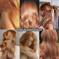 Ginger Carmel Hair, Soft Ginger Hair Color, Ginger Light Hair, Muted Ginger Hair, Light Brown Copper Hair Color, Blonde And Auburn Hair, Shades Of Ginger Hair, Candyfloss Hair, Cherry Blonde Hair