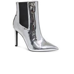 Inc International Concepts “Katalina” Pointed Toe Bootie. Brand New With Box And Never Been Worn. Stunning Silver Color. If You Would Like Additional Pics Please Let Me Know. Spring Party Booties With Almond Toe, Spring Formal Pointed Toe Booties, Formal Spring Booties, Pointed Toe Party Booties For Spring, Party Booties With Pointed Toe For Spring, Chic Silver High Heeled Boots, Spring Party Booties With Pointed Toe, Party Booties With 4-inch Heel, Chic Silver High Heel Boots