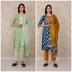 Kurti Palazzo and Dupatta Set Fabric -  Cotton Work  - Printed Size available   -  S , M , L , XL , XXL Pattern  -   PATTERN 1 , PATTERN 2 Green Cotton Palazzo Set With Self Design, Festive Fitted Salwar Kameez With Block Print, Fitted Block Print Salwar Kameez For Festive Occasions, Pista Green Cotton Sets For Festivals, Cotton Sets With Printed Motifs For Wedding, Unstitched Green Kurta With Traditional Patterns, Green Unstitched Suit With Printed Motifs For Navratri, Pista Green Cotton Sets With Traditional Drape, Pista Green Traditional Drape Cotton Sets