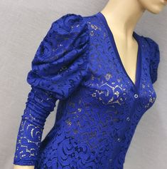 Romantic victorian lace blouse. Blue blouse longsleeve by MarentaShop on Etsy Luxury Fitted Blue Blouse Piece, Luxury Embroidered Blue Blouse, Elegant Luxury Blue Blouse Piece, Luxury Blue Blouse For Semi-formal Occasions, Luxury Blue Festive Blouse Piece, Luxury Blue Evening Blouse, Luxury Blue Blouse With Intricate Embroidery, Luxury Embellished Blue Blouse, Affordable Blue Party Blouse Piece