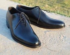 Wholecut Oxford Black Shoes for Men Dress Shoes Black Shoes For Men, Wholecut Oxford, Men Dress Shoes, Men's Dress Shoes, Black Shoes Men, Business Casual Shoes, Shoe Crafts, Handmade Leather Shoes, Oxford Shoes Men