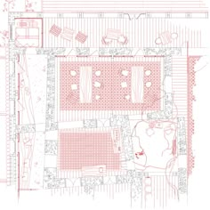 an aerial view of a floor plan for a house