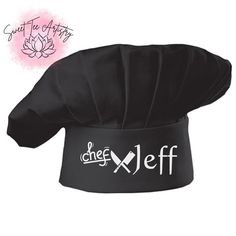 chef's hat with the word chef on it