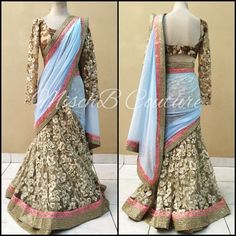 Neutralized, Saree by MischB Couture Heavy Gown, Net Gowns, Party Wear Gown, Pakistani Party Wear, Traditional Indian Dress, Desi Clothes, Suit For Women, Indian Couture, Desi Style