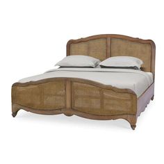 Covington Bed King-Bramble-BRAM-28025STW-RGZE-1-BedsStraw Wash/Rattan Glaze-King-1-France and Son Cane Bed, King Furniture, Rattan Bed, Bed Price, King Upholstered Bed, Beautiful Bed, Bed King, Caned Headboard, Beds & Bed Frames