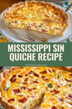 this mississippi spin quiche recipe is delicious and easy to make