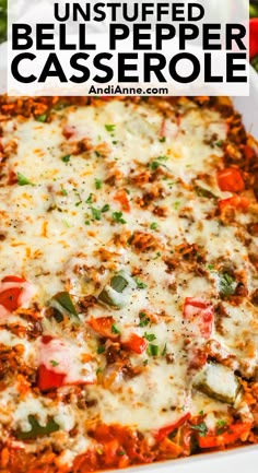 a casserole dish with meat, cheese and vegetables in it on a white plate