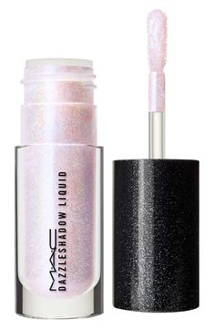 What it is: An ultra-shiny liquid eyeshadow that glides across lids for a wash of brilliant color and keeps its splendor for up to eight hours.What it does: Get lost in eyes that tantalize, mesmerize and glamorize. This cooling formula sets quickly for the ultimate second-skin texture that feels ultrasoft on your lids. The long-wearing formula lasts for up to eight hours and provides even color payoff while delivering stay-true color and a silky-smooth texture. It adheres to your lids with one s Mac Diamond Crumbles, Mac Dazzleshadow Liquid, Eras Tour Makeup, Mac Mehr, Eye Shimmer, Mac Dazzleshadow, Makeup Decor, Raising Chicks, Glitter Shadow