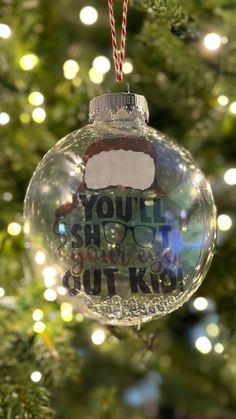 Decorate your tree this year with this super cute Christmas Story flat ball ornament. The ornament measures 4in inches or 100-mm Christmas Story Decorations, Christmas Story Ornaments, Kids Christmas Ornaments, Christmas Story, Kids Ornaments, Tampa Fl, Ball Ornaments, A Christmas Story, Cute Christmas