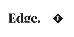 the edge logo is shown in black and white, with an image of a diamond