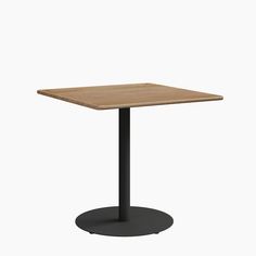 Cafe Table - Rectangular Top Modern Cafe Table, Well House, Modern Cafe, Cafe Table, Cafe Furniture, Bar Black, Powder Coat Colors, Restaurant Tables, Cafe Tables