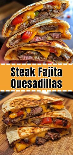 Delicious Steak Quesadilla Recipe: Quick & Easy Dinner! Steak Weeknight Dinner, Keto Loaded Steak Quesadillas, Easy Meals With Steak, Cheese Steak Quesadilla Recipes, Best Steak Quesadilla Recipe, Easy Steak Quesadillas, Shredded Steak Recipes Dinners, Philly Cheese Steak Ideas, Leftover Steak Quesadilla