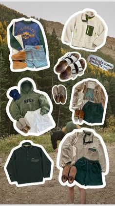 Explorer Outfits Women, Granola Outfits Summer, Cute Hiking Outfit Summer, Summer Shuffles, Granola Girl Outfits, Salted Granola, Granola Style, Granola Aesthetic