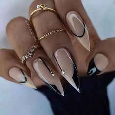 Stiletto Nails Designs, Dope Nail Designs, Almond Acrylic Nails, Nails 2023, Luxury Nails, Fire Nails