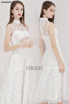 Elegant White Lace Party Dress Tea Length Sleeveless Ref#BLS97036 at GemGrace. #HomecomingDresses Shop now to get $10 off. Pro custom-made service for wedding dress, formal dress. View Homecoming Dresses,White Homecoming Dresses,Semi Formal Dresses for more ideas. Click to shop now! #BuyableHomecomingDresses Sleeveless Dress For Wedding And Party Season, Wedding Sleeveless Dress For Party Season, White A-line Dress For Party Season, White Sleeveless Dress For Beach Party, Sleeveless Evening Dress For Spring Banquet, Sleeveless White Party Dress, Sleeveless Spring Evening Dress For Banquets, White Sleeveless Party Dress, Sleeveless White Dress For Party