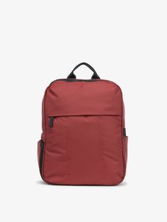 CALPAK Luka Laptop Backpack in merlot; BPL2001-MERLOT Backpack For Travel, Commuter Backpack, Everyday Backpack, Stylish Backpack, Small Laptop, Lightweight Backpack, Organized Storage, Stylish Backpacks, Insulated Lunch Bags