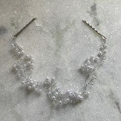 Pearl And Crystal Hair Vine Silver Wire And Clips Brand New With Packaging - Never Worn Asos Bridal Collection Asos Bridal, Bridal Pearl Hair, Pearl Hair Vine, Crystal Hair Vine, Accessories Brand, Hair Vine, Pearl Hair, Crystal Hair, Bridal Pearls