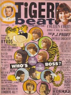 an advertisement for the band's album, which features images of people and animals