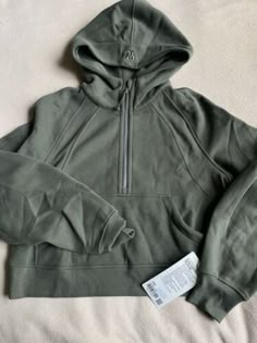 ad eBay - Find many great new & used options and get the best deals for Lululemon Scuba Oversized 1/2 Zip Hoodie Medium Olive XS/S at the best online prices at eBay! Free shipping for many products! Oversized Sweaters, Cardigan Sweater Coat, Xmas List, Dr Closet, Lulu Lemon, Women's Activewear, Sweater Coat