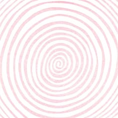 an abstract pink and white background with spirals in the center, as well as circles