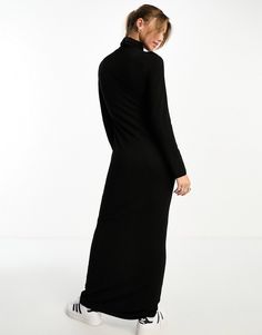 Miss Selfridge turtle neck maxi dress in black | ASOS Turtle Neck Maxi Dress, Summer Inspiration, Roll Neck, Summer Essentials, Body Fit, Trending Now, Miss Selfridge, Color Trends, Jeans Shop