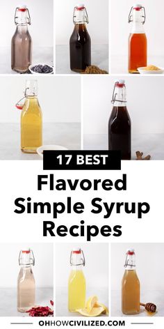 the 7 best flavored simple syrup recipes