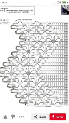 an image of a crochet pattern on the app