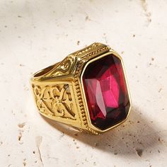 Gender:Men's; Jewelry Type:Band Ring; Package Dimensions:6.95.60.3; Listing Date:11/06/2020 Cheap Rings, Red Ruby, Men's Jewelry, Emerald Cut, Band Ring, Band Rings, Ruby, Emerald, Ring Size