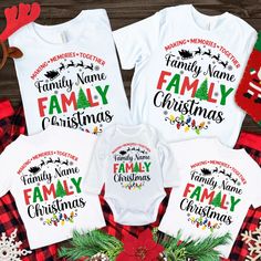 🎄 Celebrate the Season in Personalized Style with Our Family Christmas Name Shirt! This custom Christmas T-shirt is perfect for making your holiday gatherings even more special. Featuring a personalized family name or monogram, it adds a unique touch to your festive wardrobe. Whether you're coordinating for family photos, attending a Christmas party, or just enjoying a cozy evening together, this shirt is designed to make your holiday celebrations memorable. 🎁 Searching for a heartfelt gift th Family Tshirts Design Ideas, Family Christmas Tshirt Ideas, Family Christmas Shirt Ideas, Family Christmas Pjs, Romantic Gifts For Husband, Personalized Christmas Shirts, Matching Family T Shirts, Christmas Family Shirt, Personalized Matches