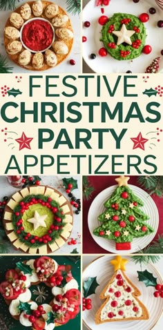 festive christmas party appetizers are perfect for the holiday season and they're easy to make